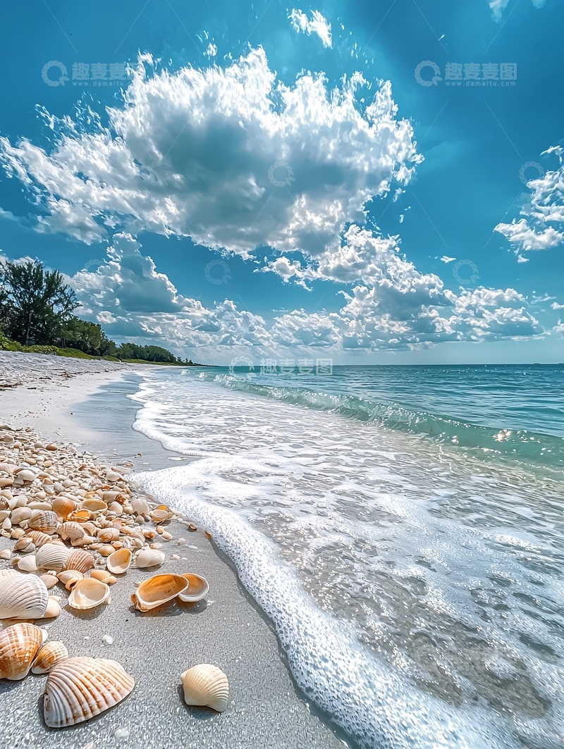 高清大图下载【趣麦麦图】海滩阳光