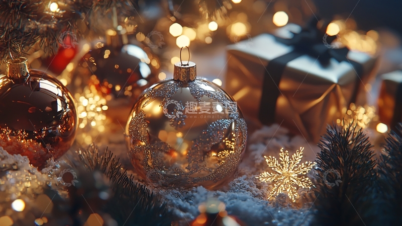 高清大图下载【趣麦麦图】圣诞节装饰