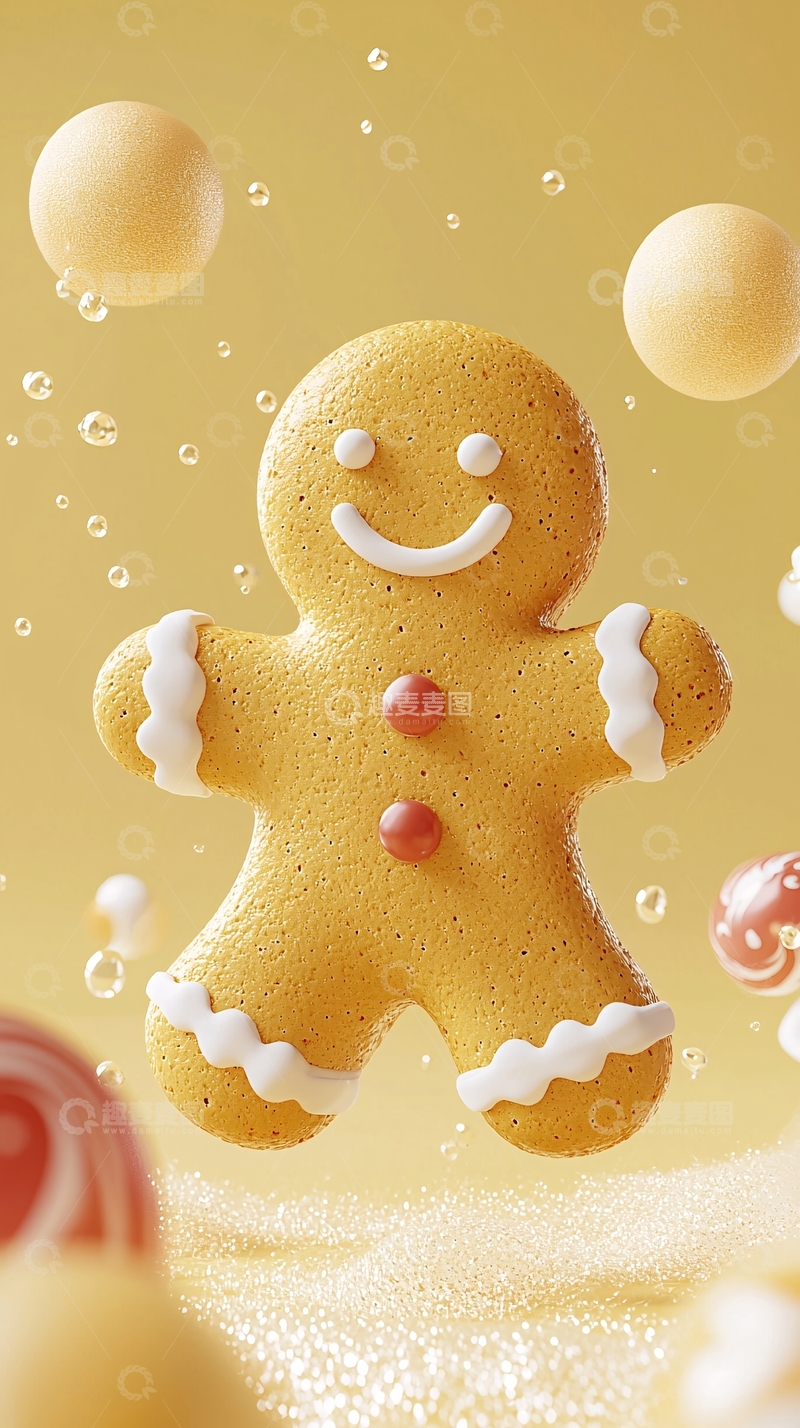 高清大图下载【趣麦麦图】姜饼人