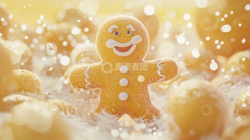 高清大图下载【趣麦麦图】姜饼人