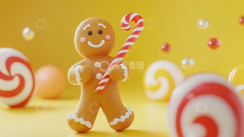 高清大图下载【趣麦麦图】姜饼人