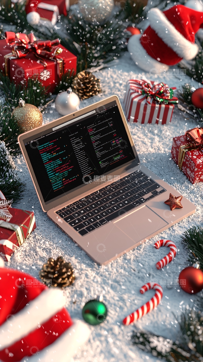 高清大图下载【趣麦麦图】圣诞节礼物代码