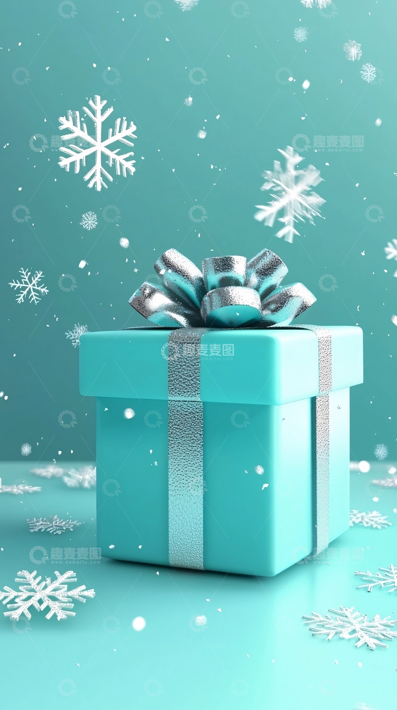 高清大图下载【趣麦麦图】蒂芙尼蓝礼盒