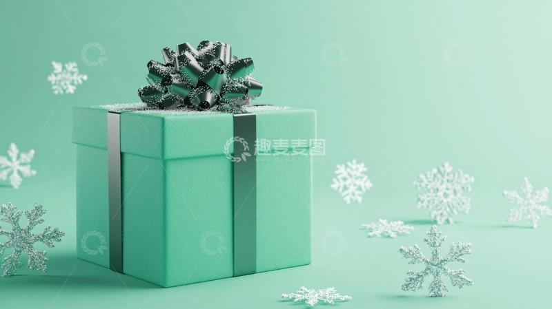 高清大图下载【趣麦麦图】绿松石礼盒