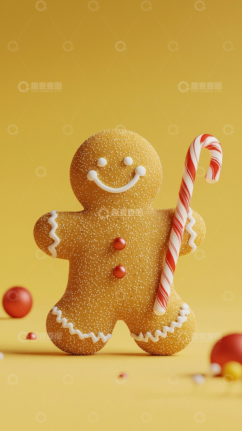 高清大图下载【趣麦麦图】姜饼人