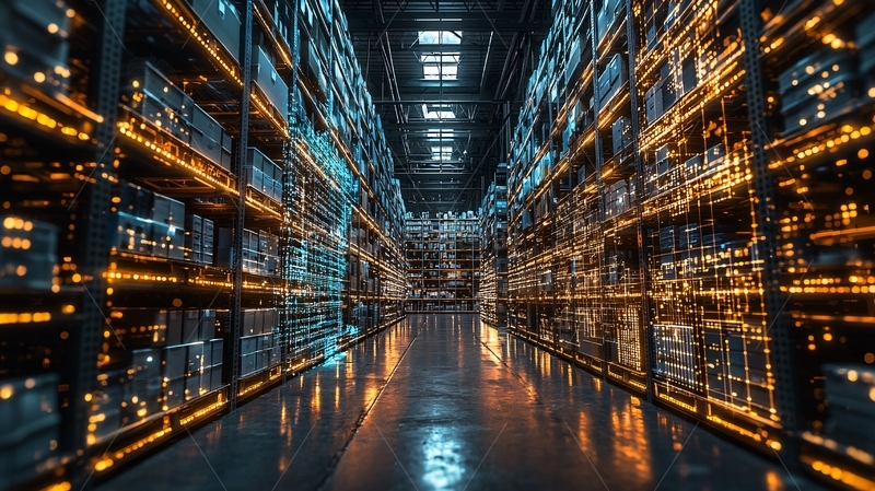 高清大图下载【趣麦麦图】未来感数据仓库