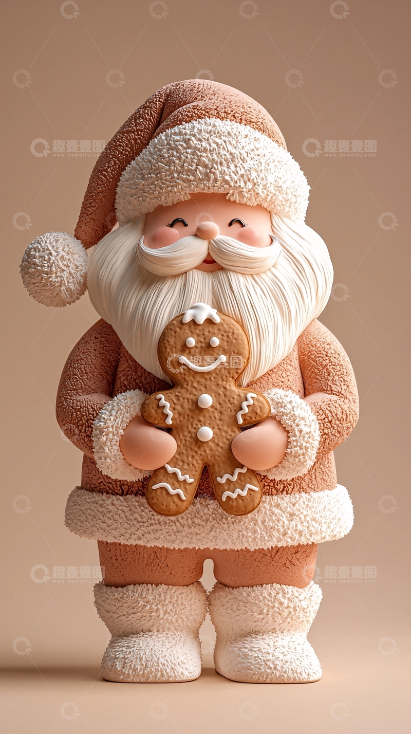 高清大图下载【趣麦麦图】卡通圣诞老人