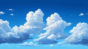 蓝天白云