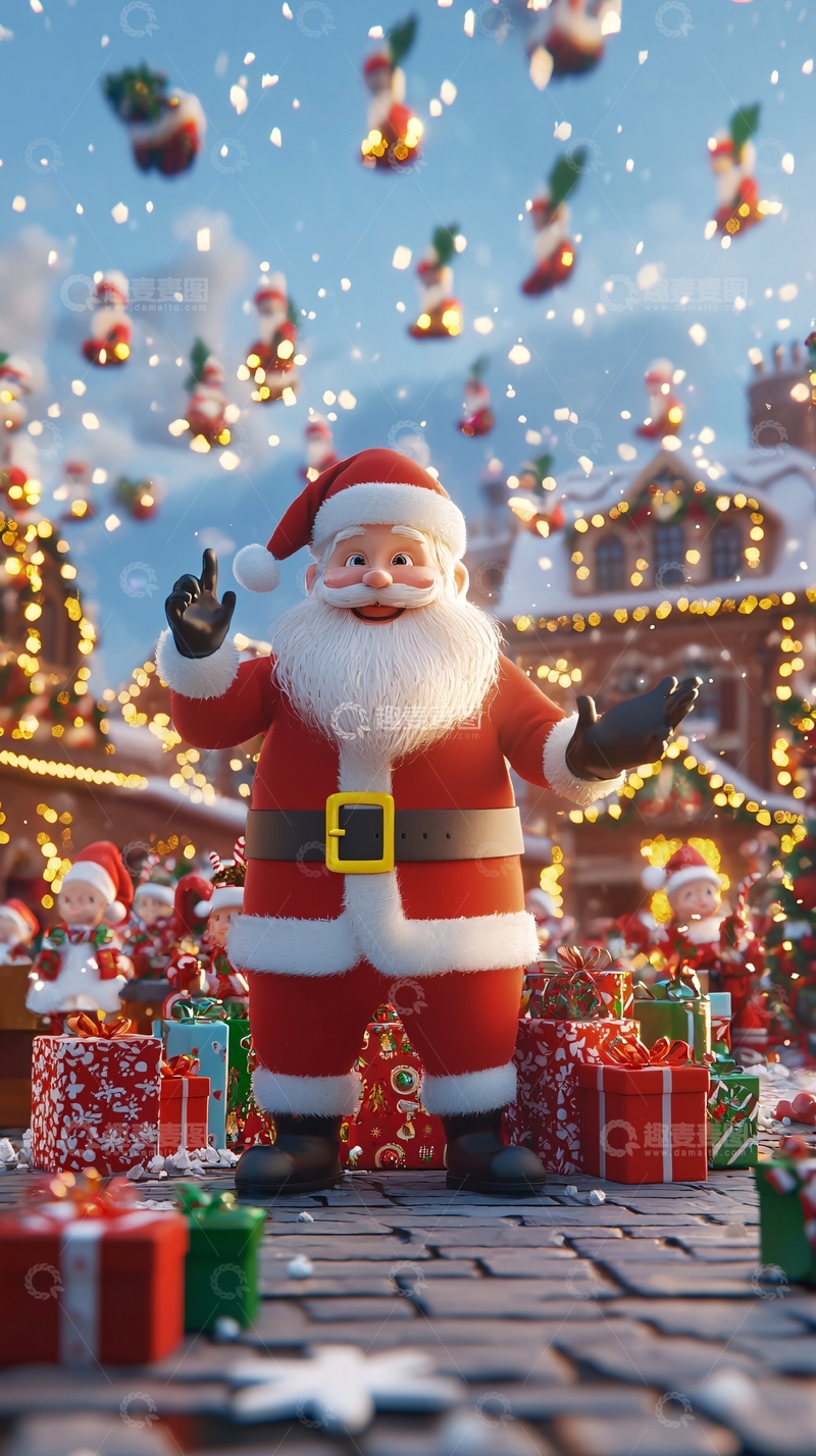 高清大图下载【趣麦麦图】圣诞老人