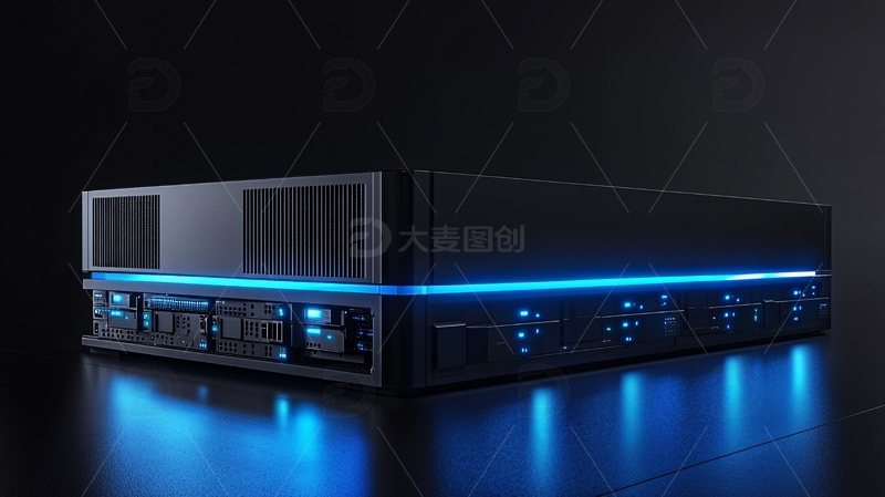 高清大图下载【趣麦麦图】黑色服务器