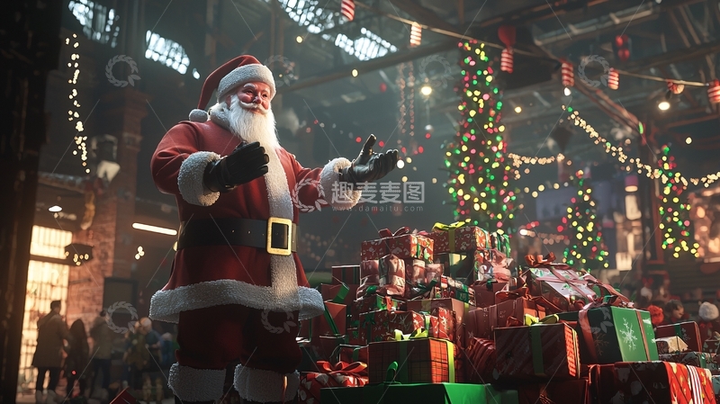 高清大图下载【趣麦麦图】圣诞老人