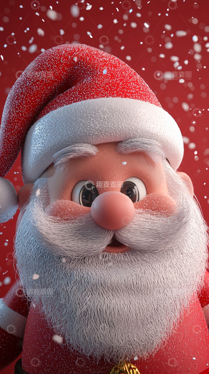 高清大图下载【趣麦麦图】圣诞老人卡通形象