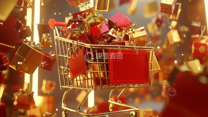 高清大图下载【趣麦麦图】购物车5
