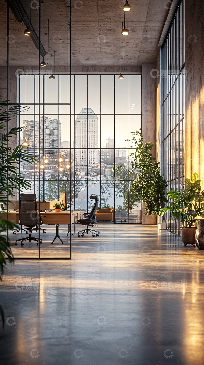 高清大图下载【趣麦麦图】现代开放式办公室