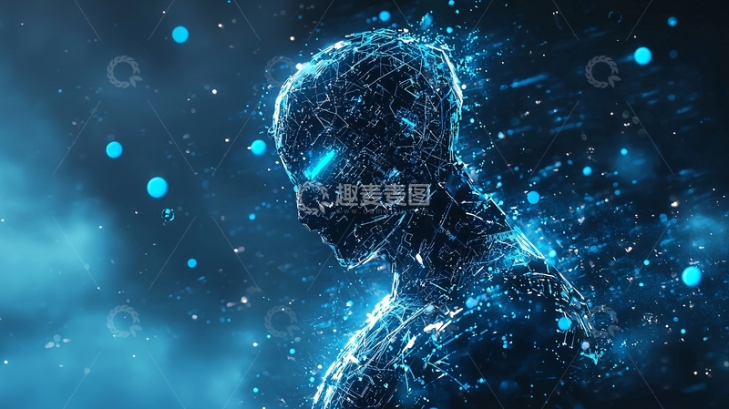 高清大图下载【趣麦麦图】科技感人像