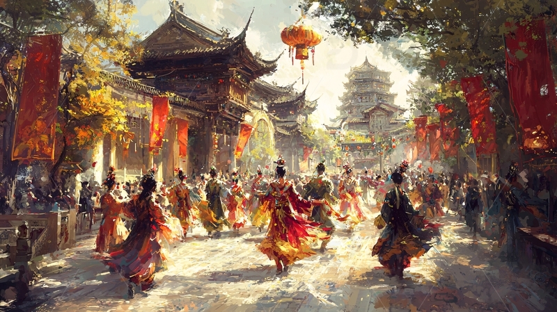 高清大图下载【趣麦麦图】古风街道