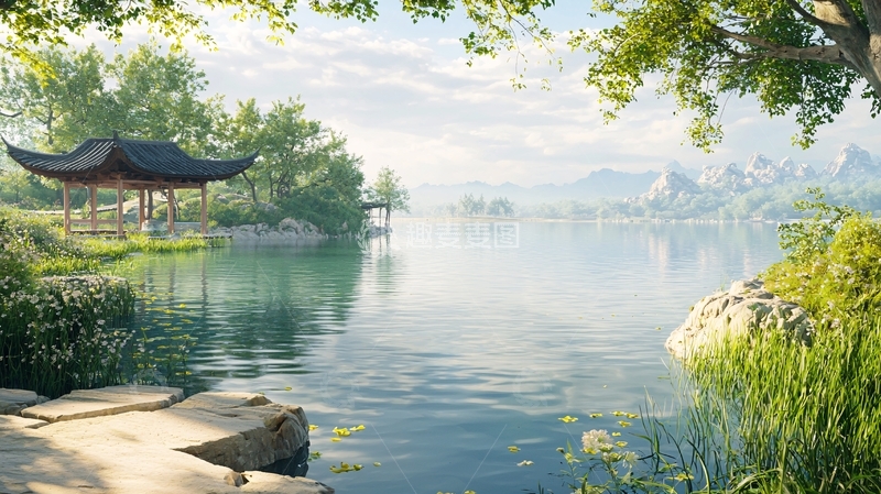 高清大图下载【趣麦麦图】水墨江南