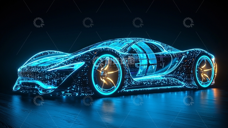 高清大图下载【趣麦麦图】未来科技感汽车
