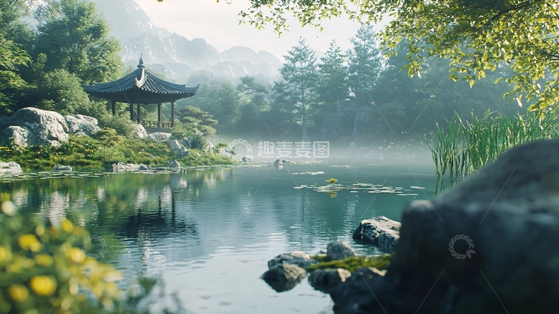 高清大图下载【趣麦麦图】水墨江南