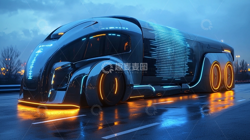 高清大图下载【趣麦麦图】未来感车辆外观设计