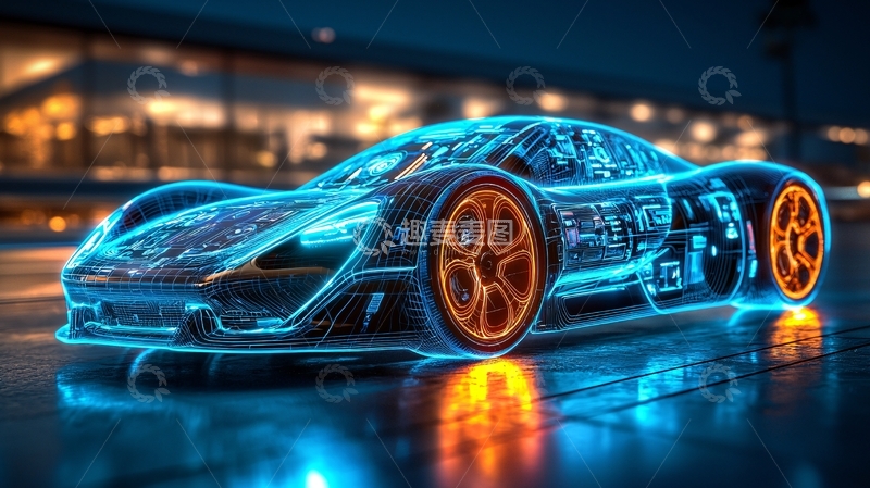 高清大图下载【趣麦麦图】未来感汽车设计