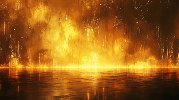 水面燃烧的火焰