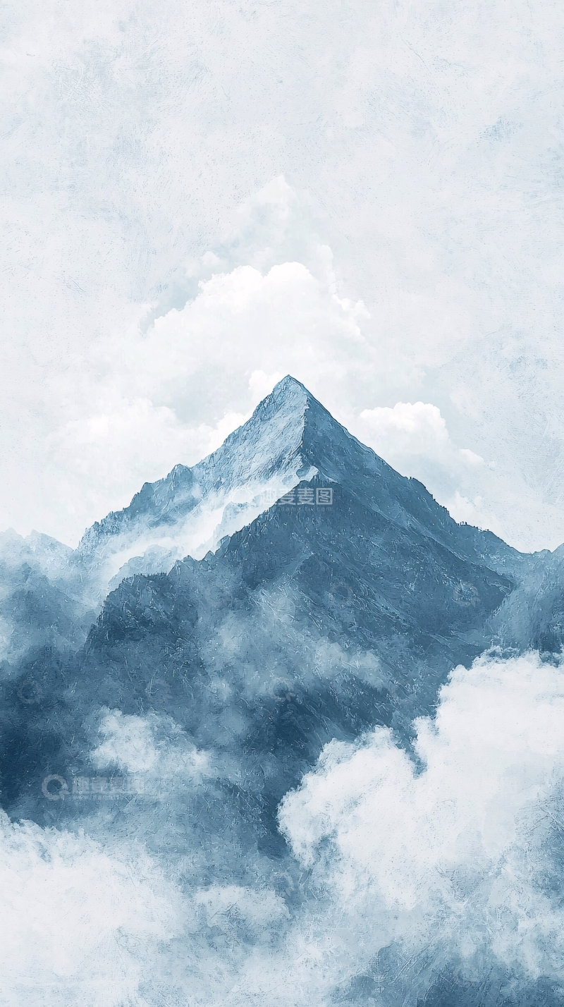 高清大图下载【趣麦麦图】云海山峰