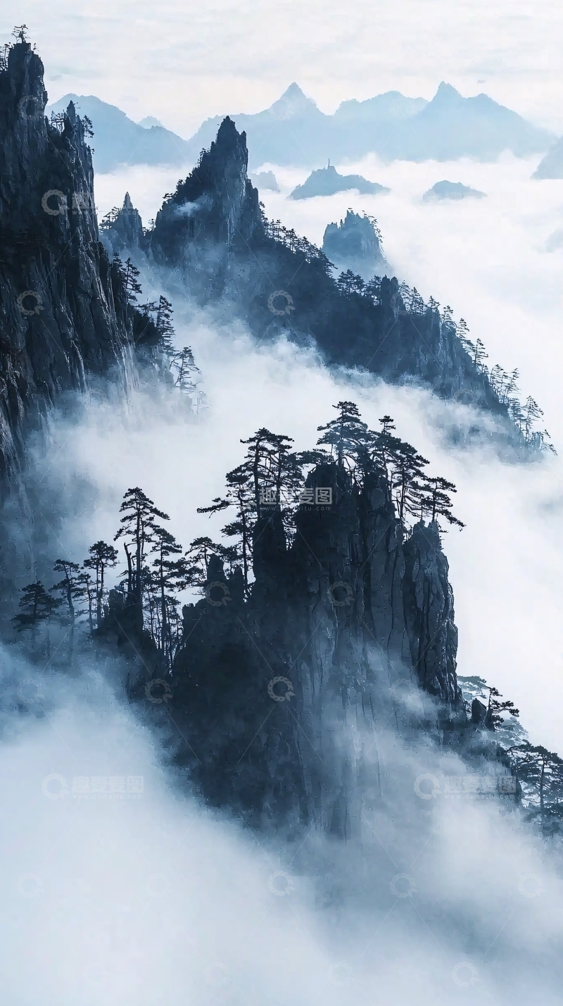 高清大图下载【趣麦麦图】云海仙境