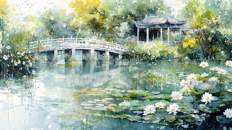 高清大图下载【趣麦麦图】水墨江南