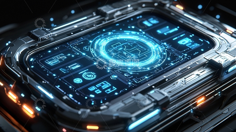 高清大图下载【趣麦麦图】高科技控制面板