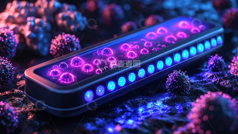 高清大图下载【趣麦麦图】未来科技感发光屏幕