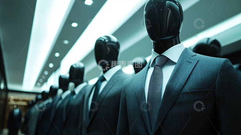 高清大图下载【趣麦麦图】西装模特