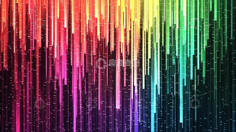 高清大图下载【趣麦麦图】彩色条纹背景