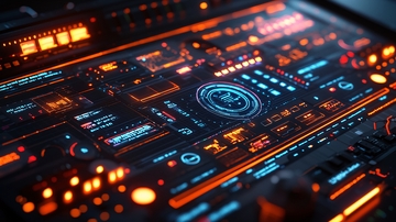 科技感控制面板