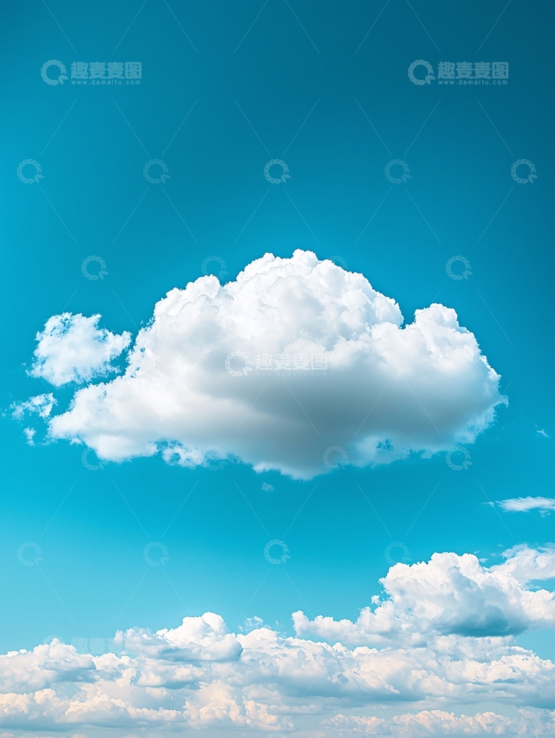 高清大图下载【趣麦麦图】蓝天白云清新