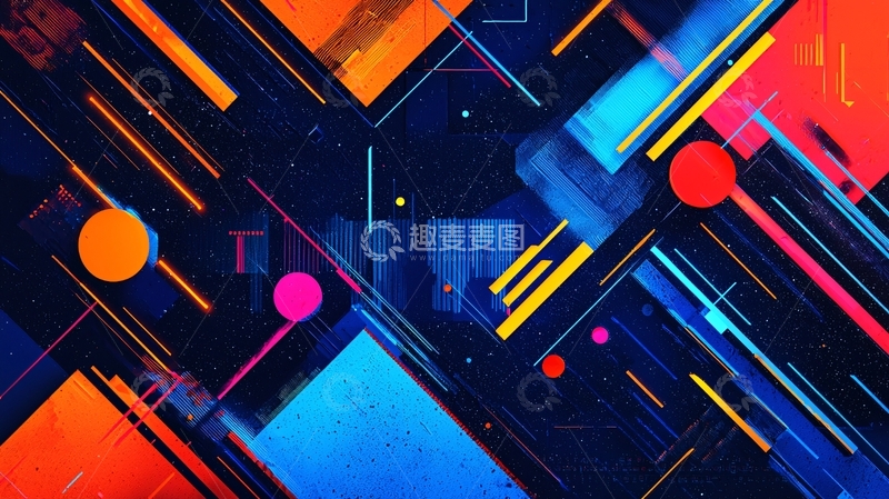 高清大图下载【趣麦麦图】抽象几何