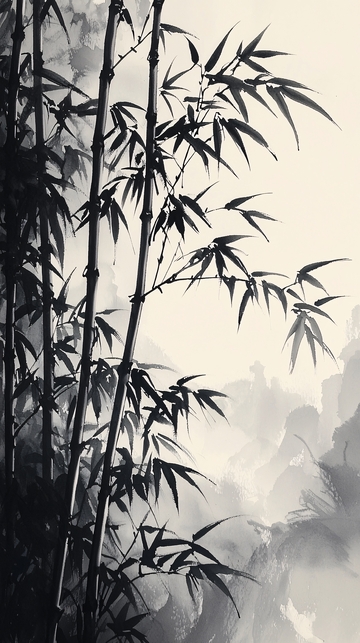 墨竹图