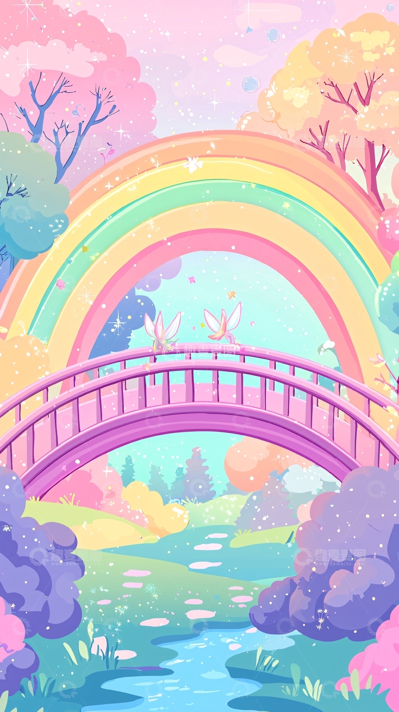 高清大图下载【趣麦麦图】彩虹桥