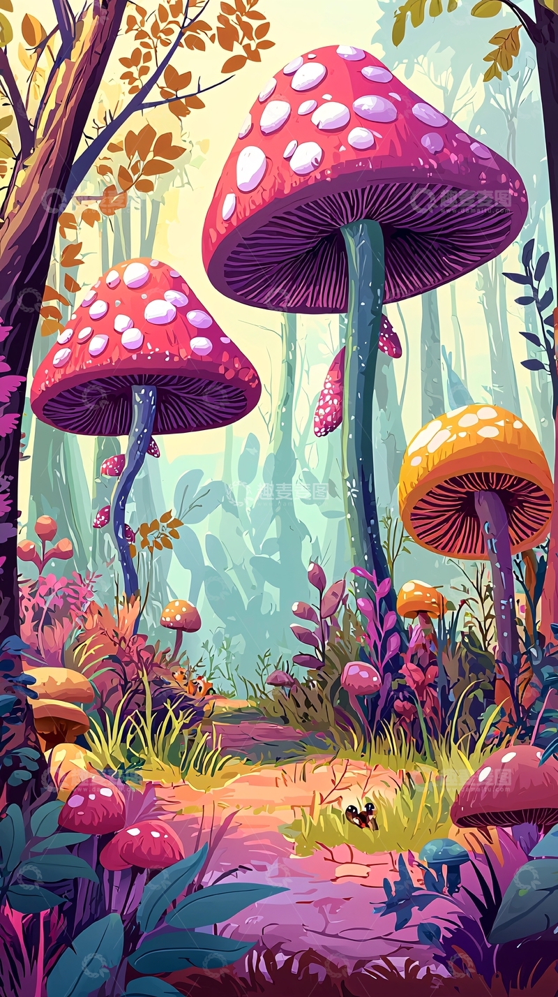 高清大图下载【趣麦麦图】梦幻森林