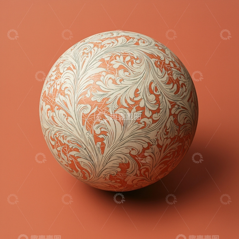 高清大图下载【趣麦麦图】装饰花纹球体