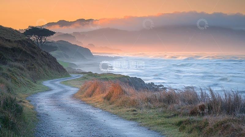 高清大图下载【趣麦麦图】蜿蜒海岸公路