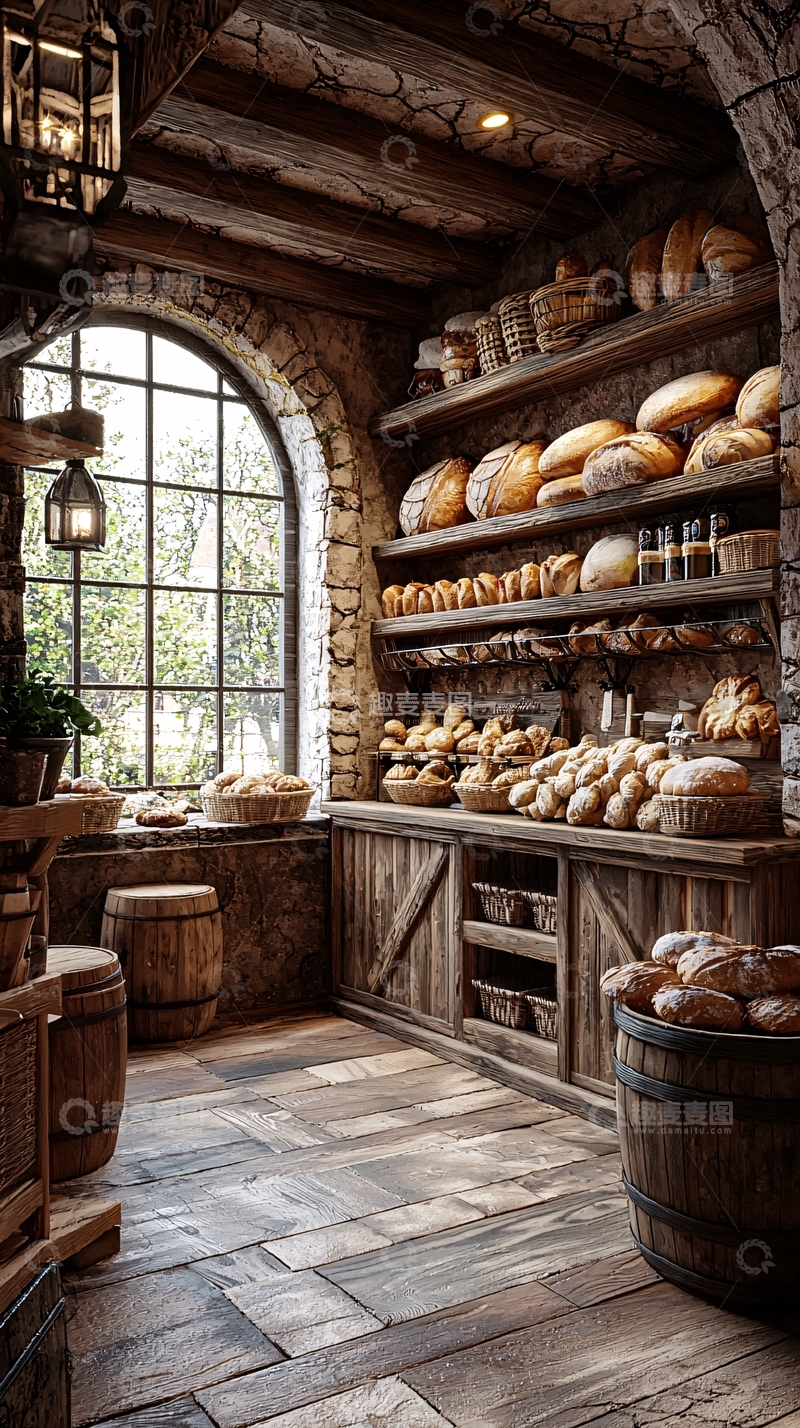 高清大图下载【趣麦麦图】乡村面包店