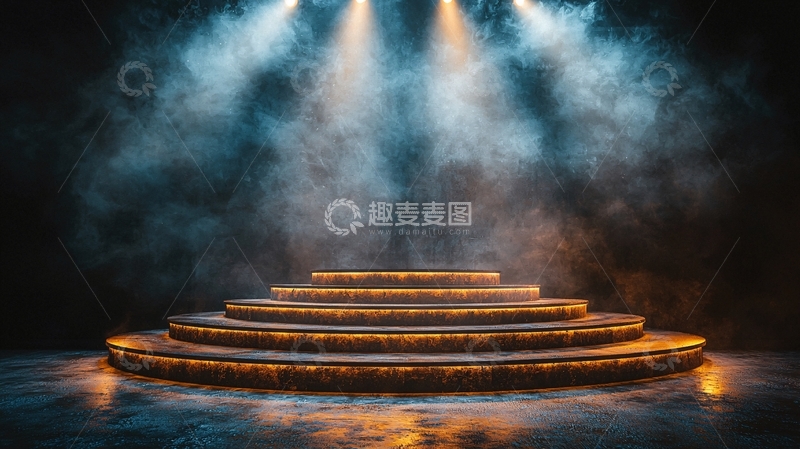 高清大图下载【趣麦麦图】圆形舞台