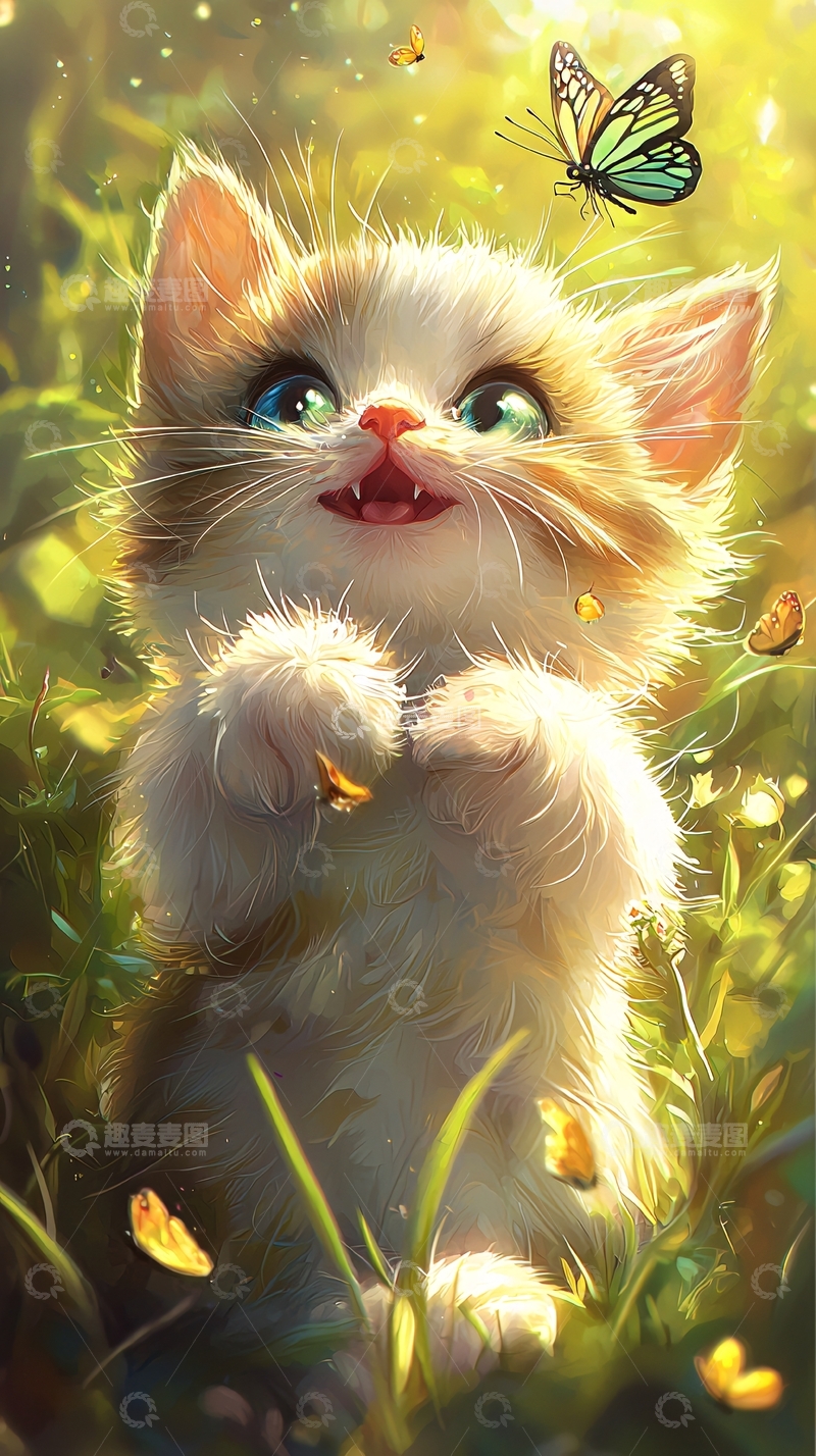 高清大图下载【趣麦麦图】可爱小猫
