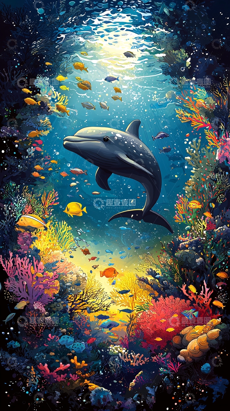 高清大图下载【趣麦麦图】深海