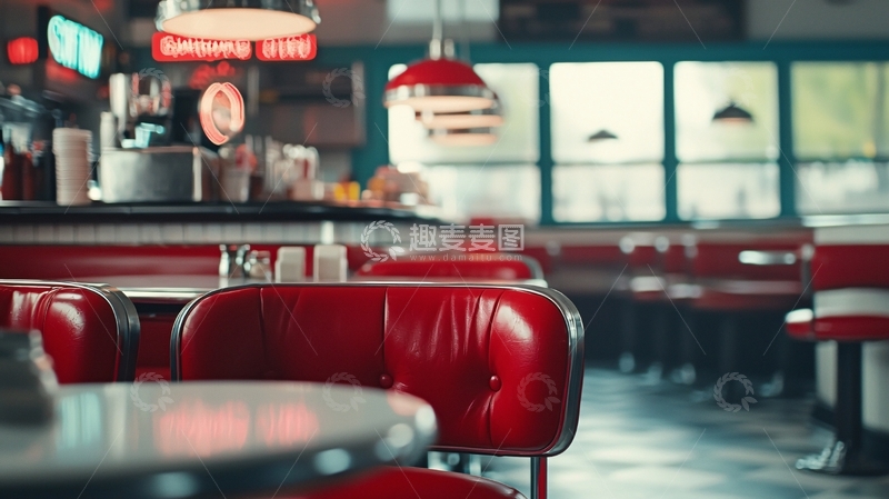 高清大图下载【趣麦麦图】复古美式餐厅