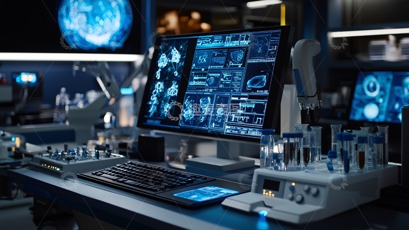 高清大图下载【趣麦麦图】现代化科技实验室