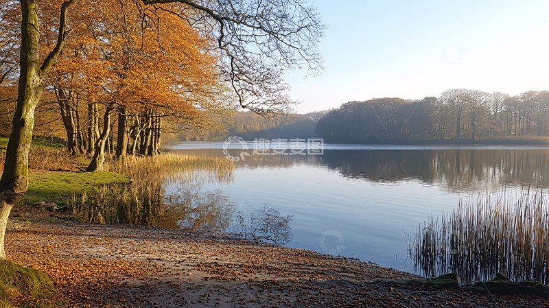 高清大图下载【趣麦麦图】平静的湖面