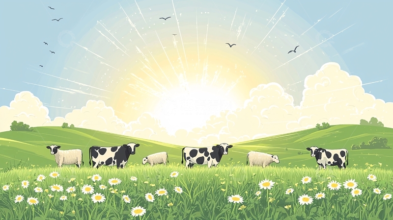 高清大图下载【趣麦麦图】阳光下