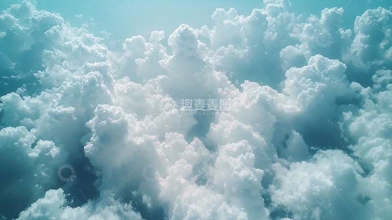 高清大图下载【趣麦麦图】棉花糖般的云朵